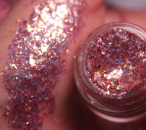 DUSTY ROSE GLITTER GELLY SINGLE